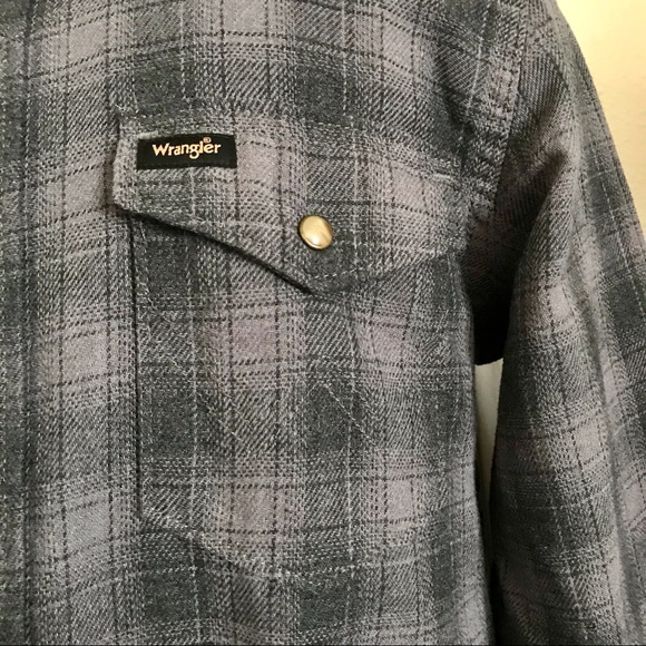 Wrangler Shirt~Snap Indigo / Host Pick - Picture 5 of 14